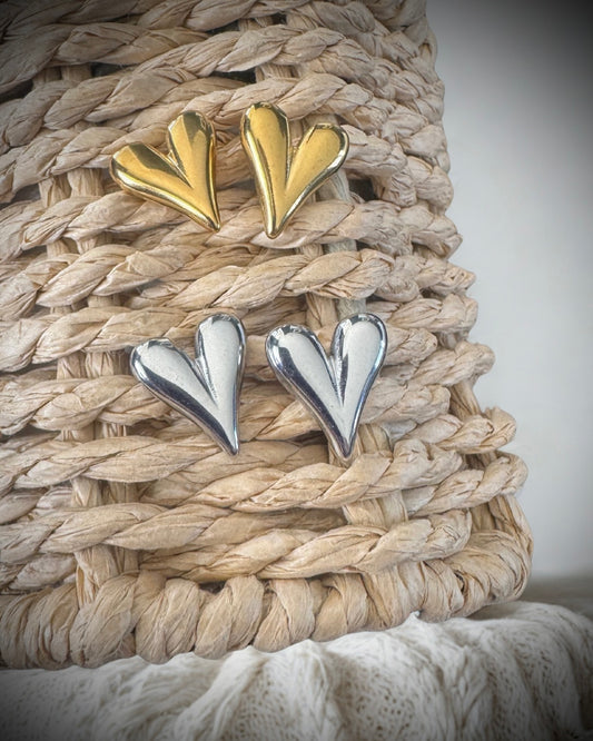 The Heart Statement Stud